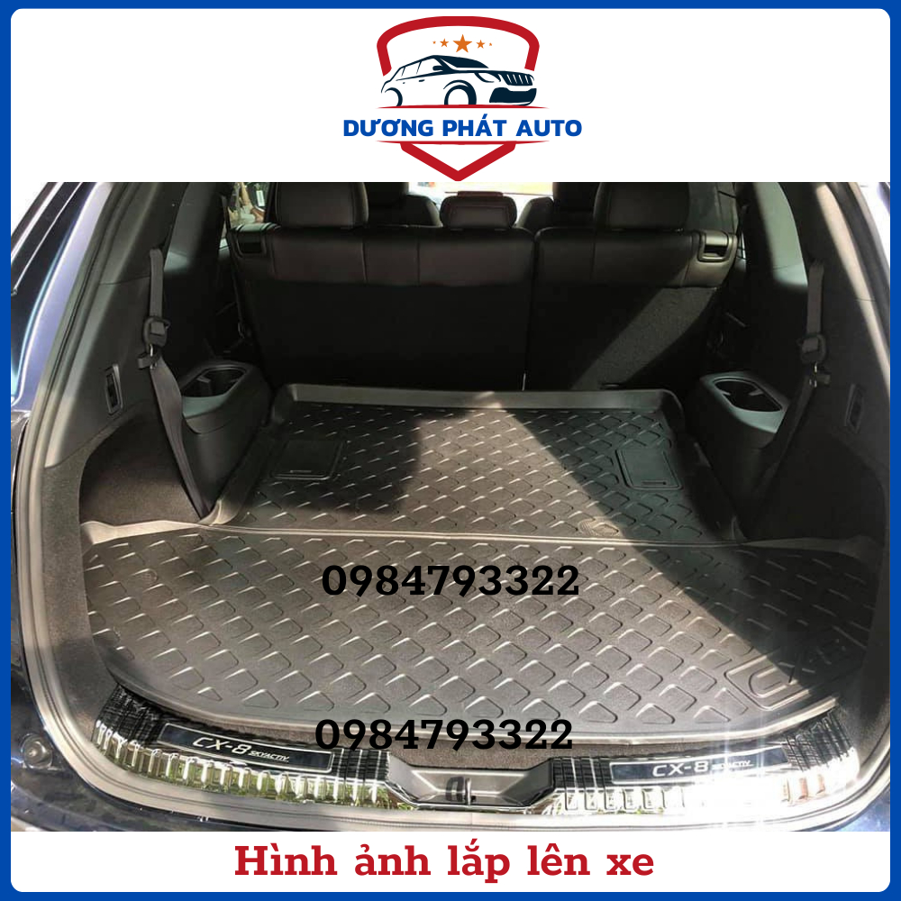 Lót cốp nhựa dẻo xe Mazda CX8, CX-8 nhựa TPU cao cấp