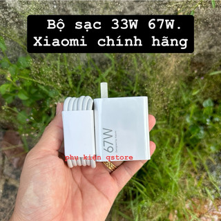 Bộ Sạc nhanh Xiaomi 33W 67W Qstore, Cáp sạc USB to Type C