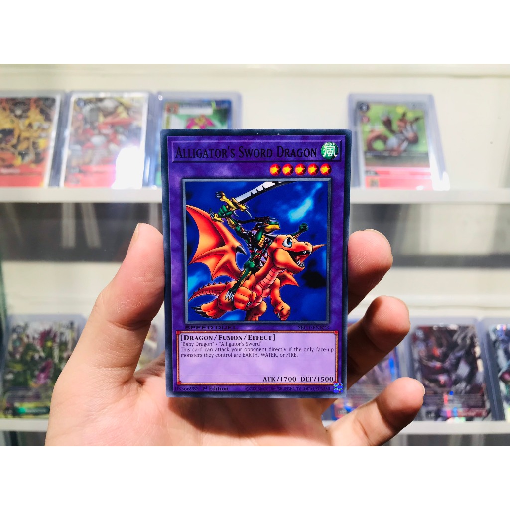 Thẻ bài Yugioh Mã SBC1-ENB23 - Alligator's Sword Dragon - Common - 1st Edition