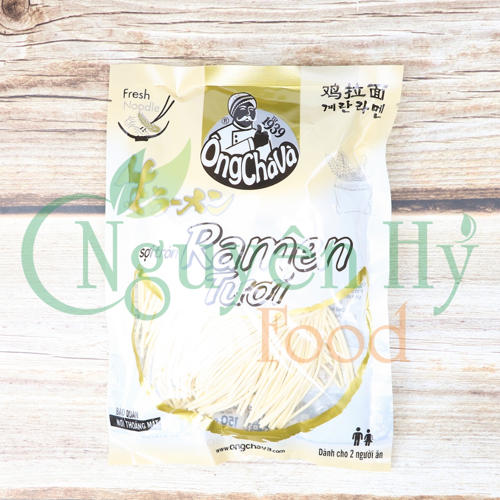 Mì Ramen Tươi Sợi Tròn Ông Chà Và - 150g