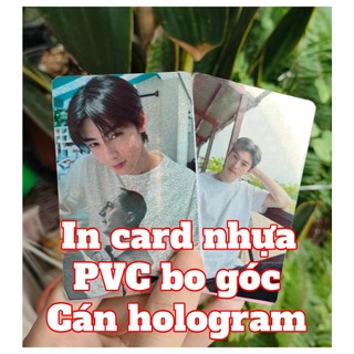 In card nhựa PVC bo góc cán hologram theo yêu cầu