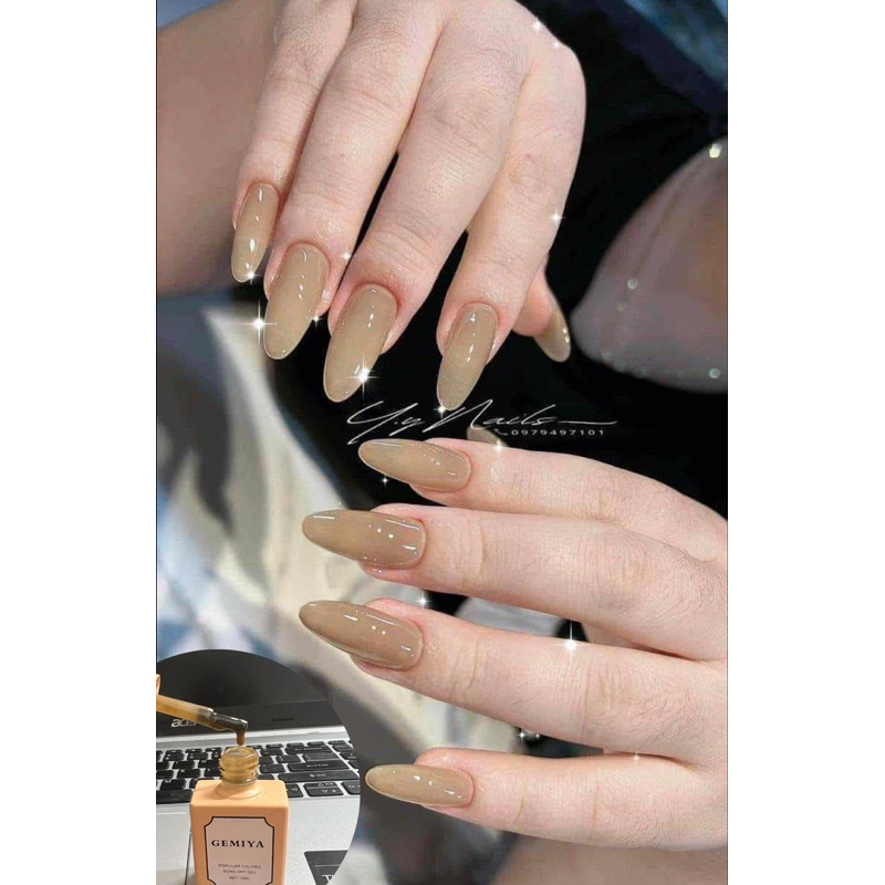 Sơn gel thạch milan cao cấp màu nâu hot trend - Ann933233