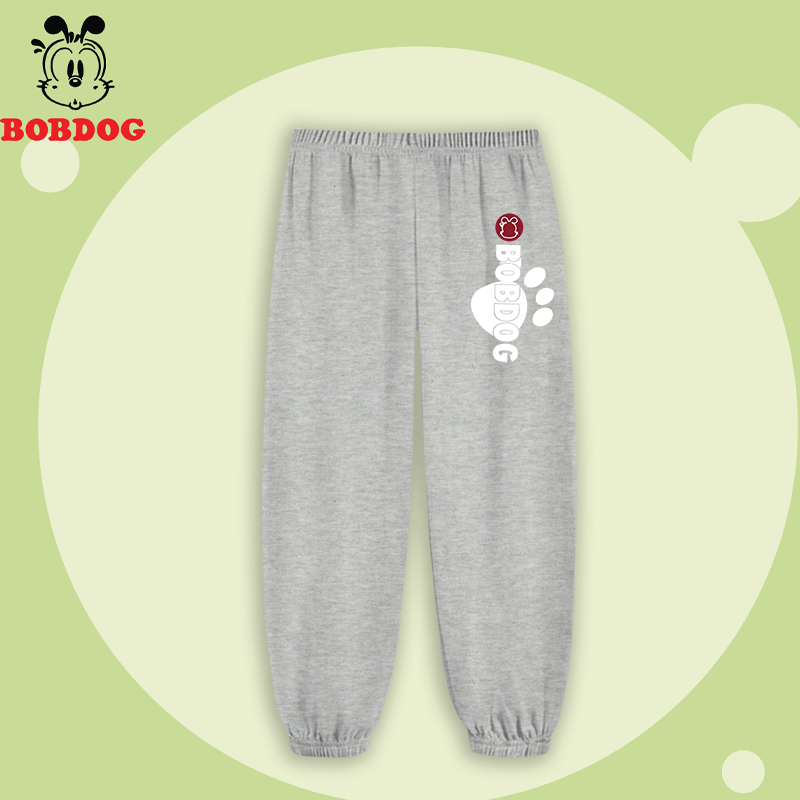 Quần dài bé trai BOBDOG 2023 vải thun cotton cho bé dáng jogger thể thao năng động