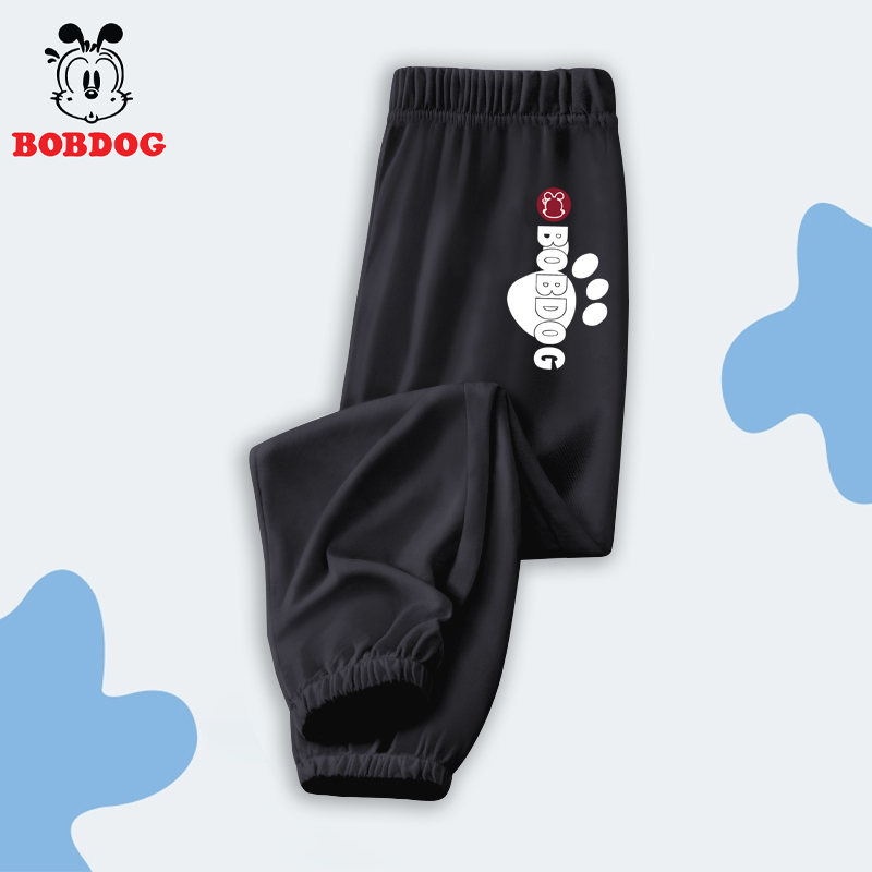 Quần dài bé trai BOBDOG 2023 vải thun cotton cho bé dáng jogger thể thao năng động