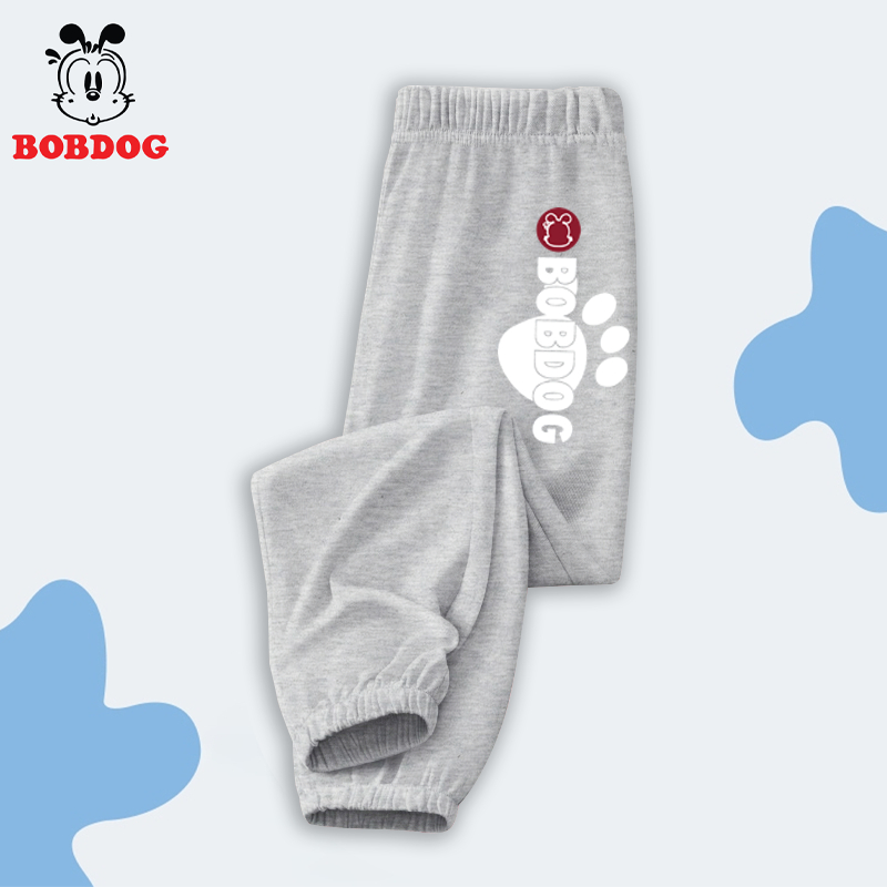 Quần dài bé trai BOBDOG 2023 vải thun cotton cho bé dáng jogger thể thao năng động