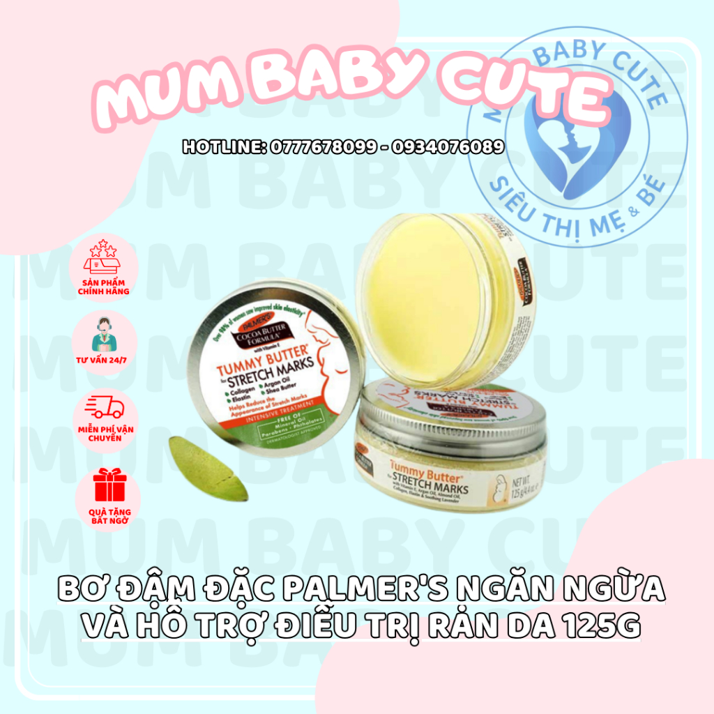 Bơ Đậm Đặc Palmer's Ngăn Ngừa Và Hỗ Trợ Điều Trị Rạn Da 125g
