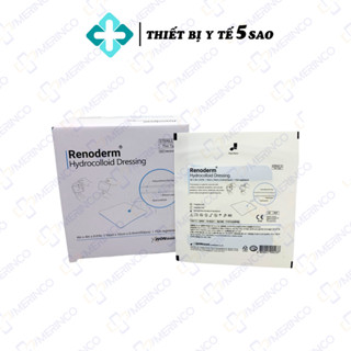 Băng dán vết thương, 1 miếng dán mụn Renoderm - Hàn Quốc chứa hydrocolloid giảm thâm, hạn chế sẹo (10x10cm)