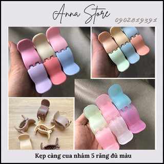 Kẹp càng cua nhám 5 răng đủ màu.