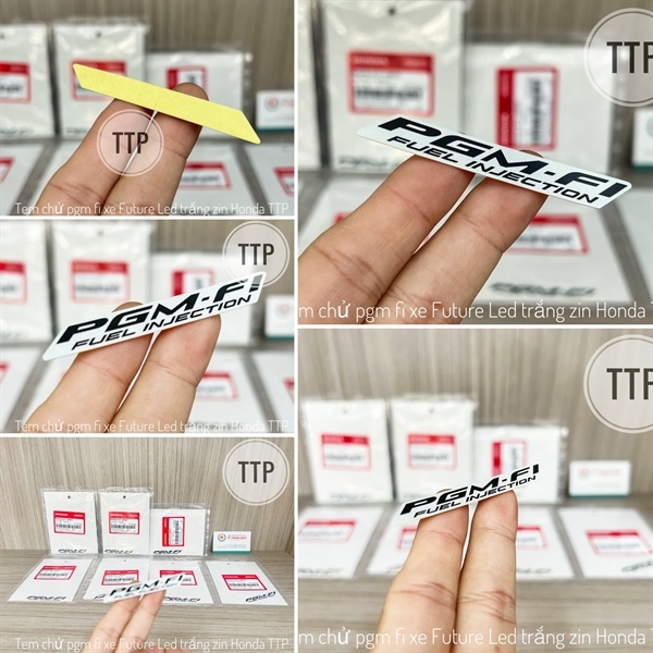 Tem Chử PGM Fi  xe Trắng