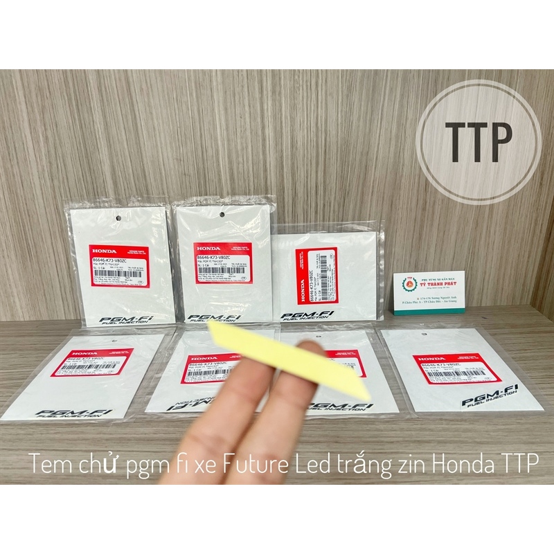 Tem Chử PGM Fi  xe Trắng