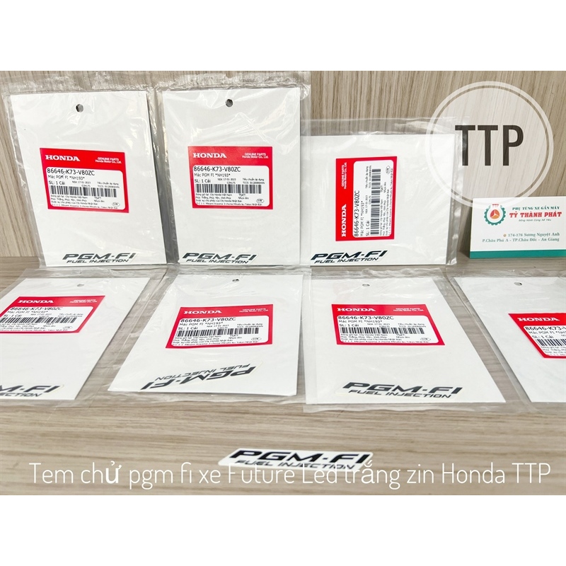 Tem Chử PGM Fi  xe Trắng