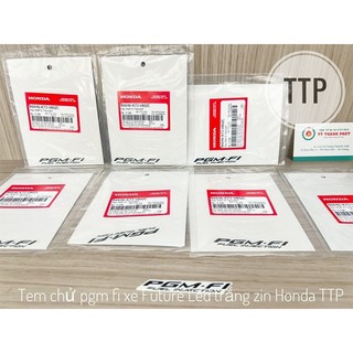 Tem Chử PGM Fi ( Future 20 Led ) xe Trắng ( 1 miếng )