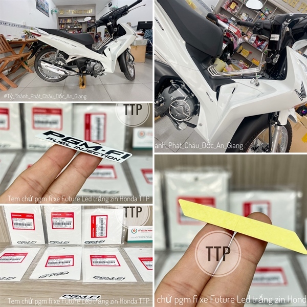 Tem Chử PGM Fi  xe Trắng