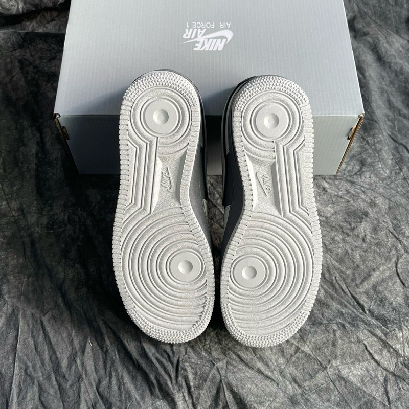 Giày Thể Thao AF1 Xám Đen Best Quality