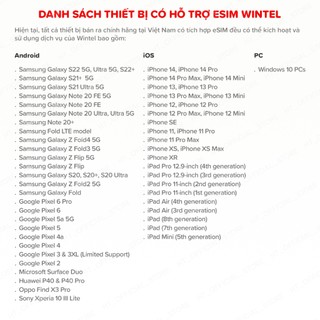 SIM 4G Wintel Win89 - SIM Data Tốc Độ Cao Không Giới Hạn