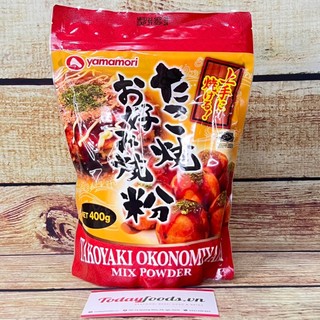 Bột Takoyaki {Yamamori} 400G | Dùng làm bánh bạch tuộc Takoyaki thơm ngon