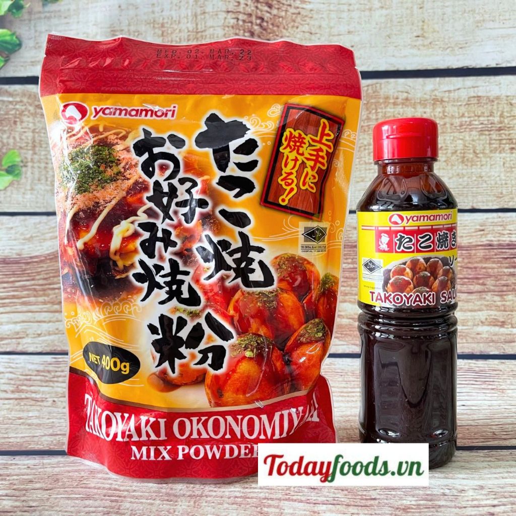 Combo 2 món làm bánh Bạch Tuộc Takoyaki, bánh Xèo Okonomiyaki Nhật Bản