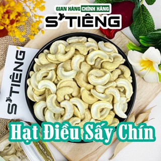 Hạt Điều Sấy Chín Nguyên Vị Không Muối STIENG Sạch Vỏ Loại Vỡ Đôi