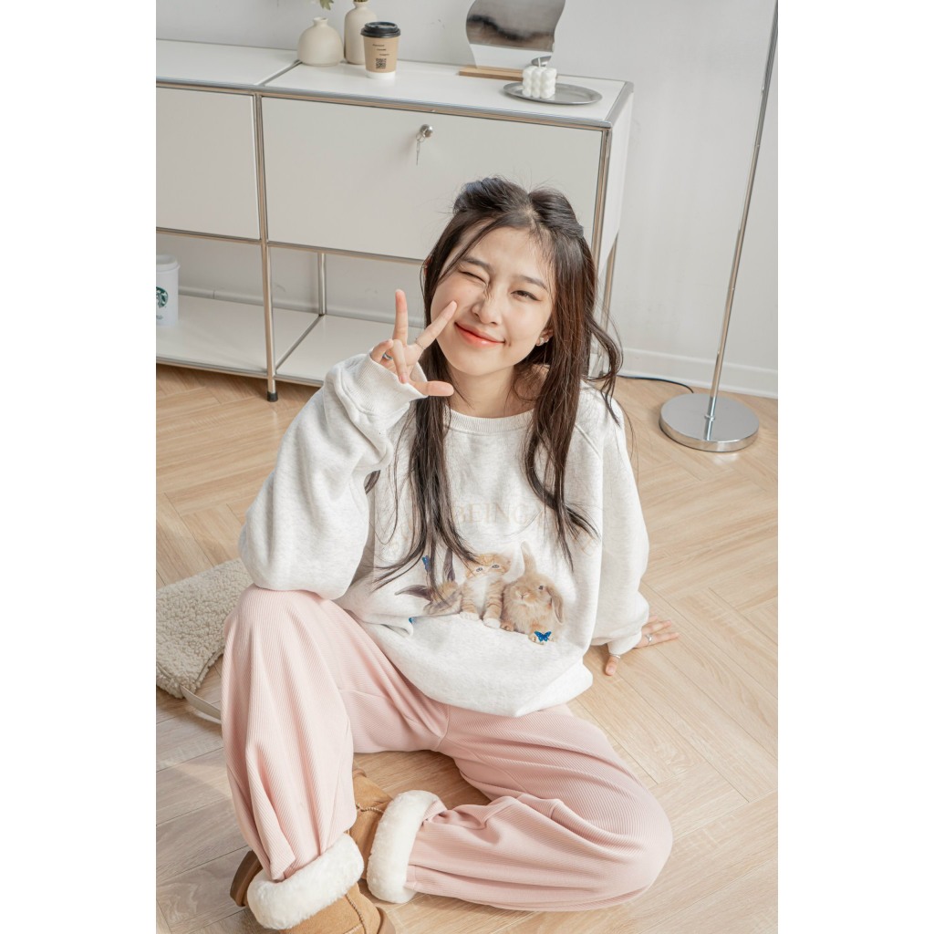 Quần culottes nỉ tăm dày dặn Lolliepicked QB282 LOLLIE STUDIO