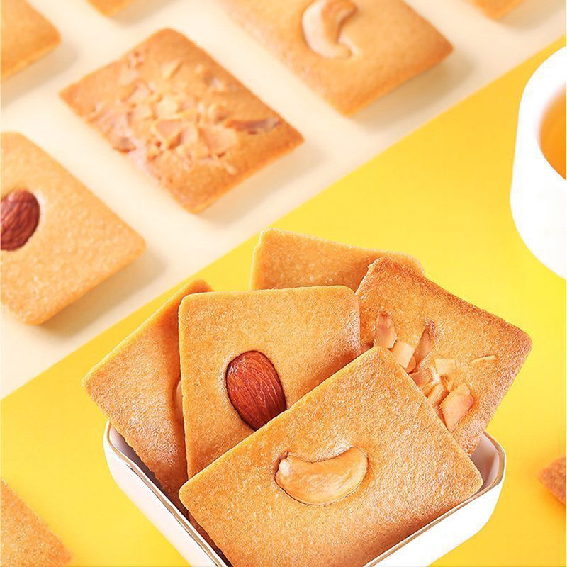Bánh Quy Giòn Mix Hạt Dinh Dưỡng Hạnh Nhân Hạt Điều