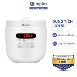 Nồi áp suất điện Simplus 5L Áp suất cao 70 kpa DFBA005 Công suất 900W - Bảo Hành 1 Năm 1 Đổi 1