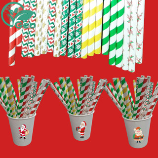  Ống Hút Giấy 3 Lớp Gco Dùng Trang Trí  Noel Tết Tổ Chức Sự Kiện  Đủ Màu  