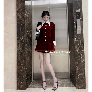 ĐẦM ĐỎ 2S CÚP NGỰC XẺ VIỀN CƯỜm