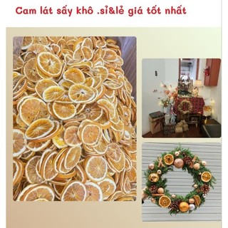 cam thái lát sấy lạnh nguyên chất 100% -100gram-trang trí cây thông Noel hoặc pha trang trí các thức uống