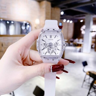 Đồng hồ Unisex Guess GW0203G1 Clear Multi-function Watch 43mm, Authentic, fullbox, Luxury diamond watch