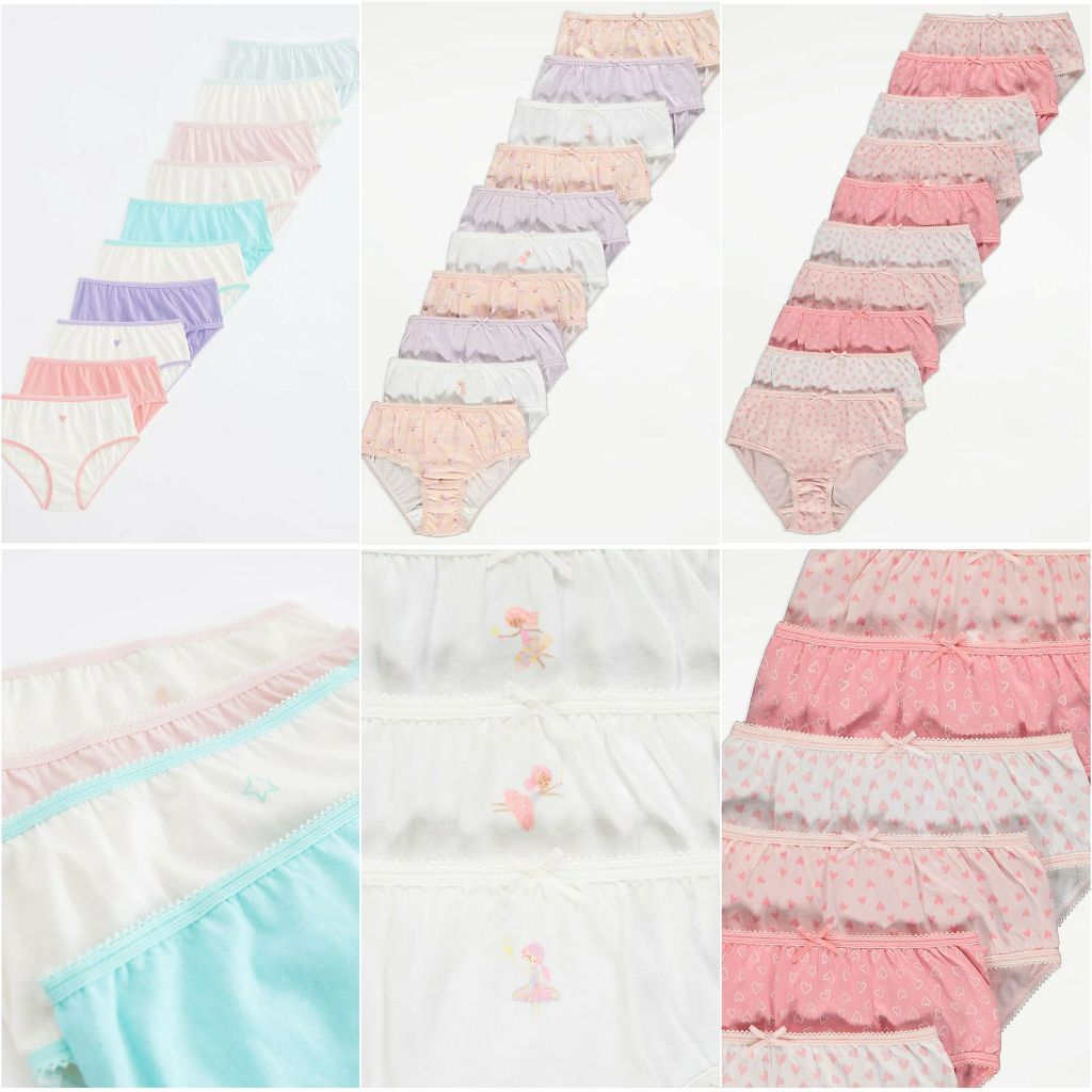 Set quần chíp sịp bé gái George_hàng chính hãng authentic Anh