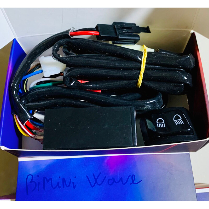 Mạch bi Mini, l4x kèm tắt đèn chính cho Wave, Vision