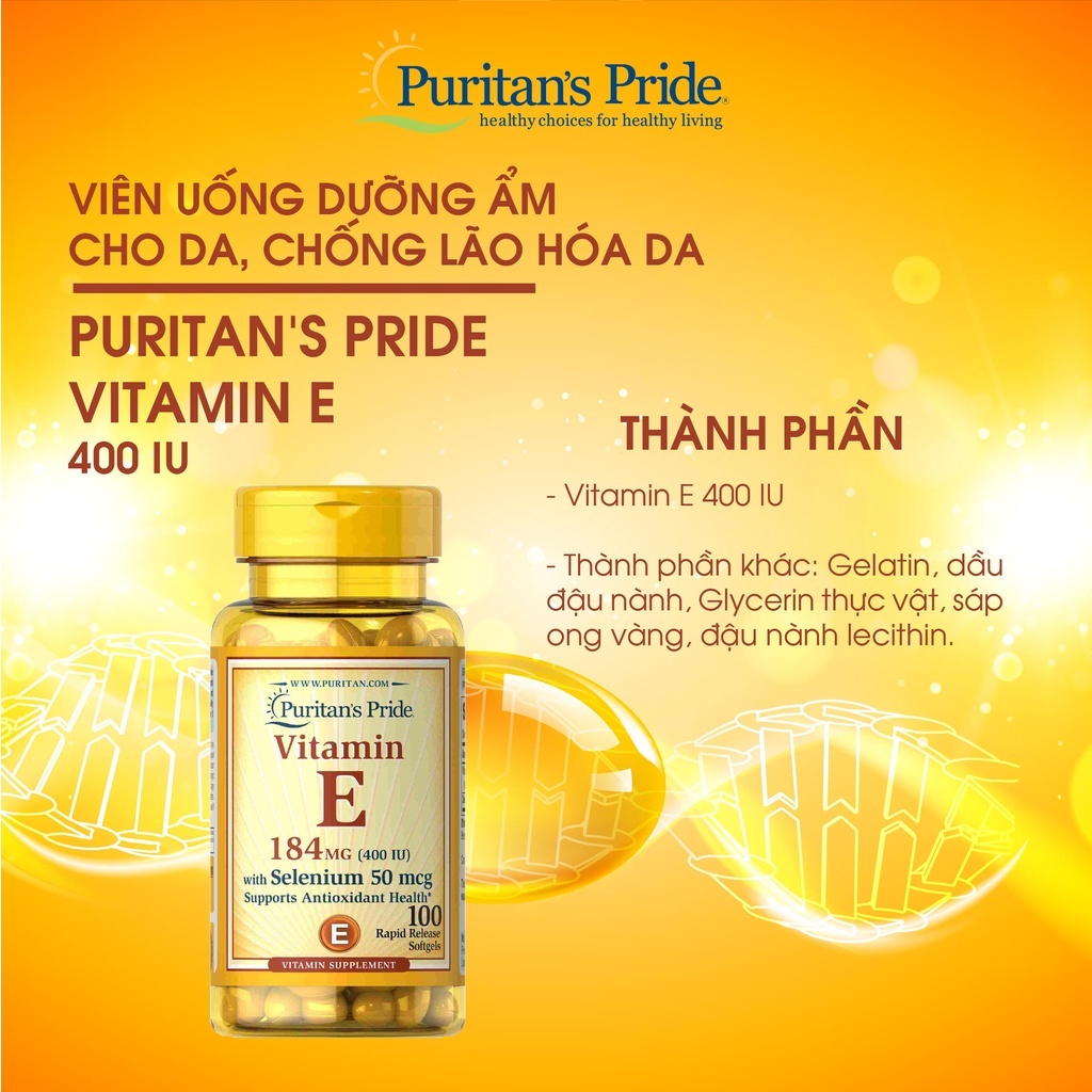 Collagen thủy phân giúp trắng da, mờ nám Collagen Puritan's Pride Hydrolyzed Collagen 1000mg 180 viên