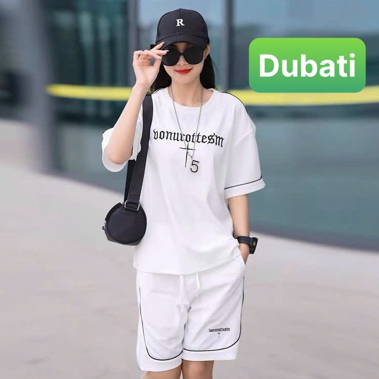 BỘ QUẦN ÁO THỂ THAO NỮ UNISEX TỔ ONG THÊU THẬP GIÁ MÙA THU ĐÔNG HÈ - DUBATI FASHION