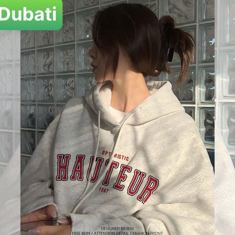 ÁO KHOÁC NAM NỮ UNISEX HOODIE XÁM TIÊU HAUT CHẤT NỈ CAO CẤP HOT TREND - DUBATI FASHION