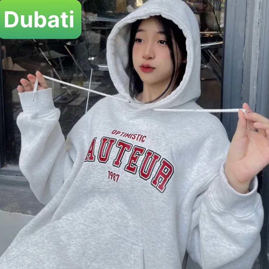 ÁO KHOÁC NAM NỮ UNISEX HOODIE XÁM TIÊU HAUT CHẤT NỈ CAO CẤP HOT TREND - DUBATI FASHION