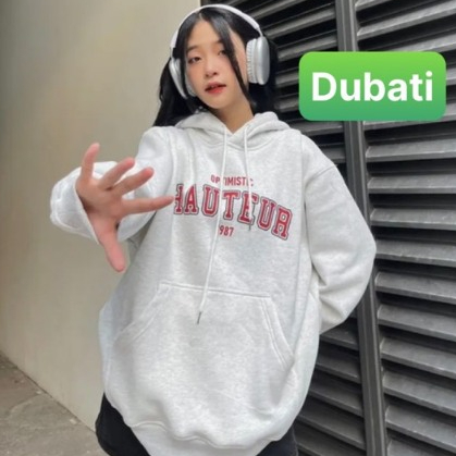 ÁO KHOÁC NAM NỮ UNISEX HOODIE XÁM TIÊU HAUT CHẤT NỈ CAO CẤP HOT TREND - DUBATI FASHION