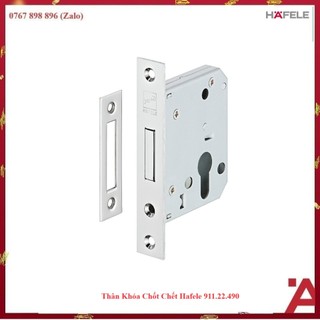 Thân khóa chốt chết 55/24mm= KL Hafele 911.22.490