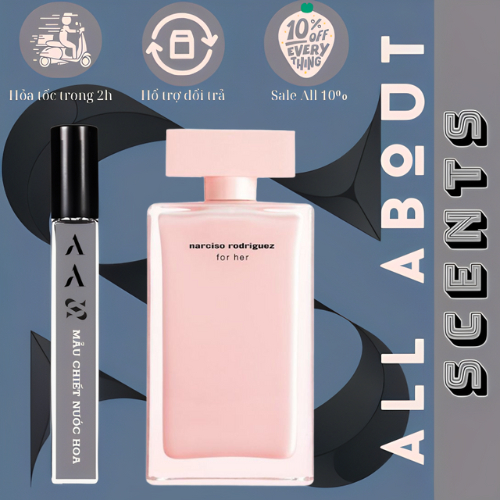 Nước Hoa Nữ dùng thử Narciso Rodriguez For Her EDP