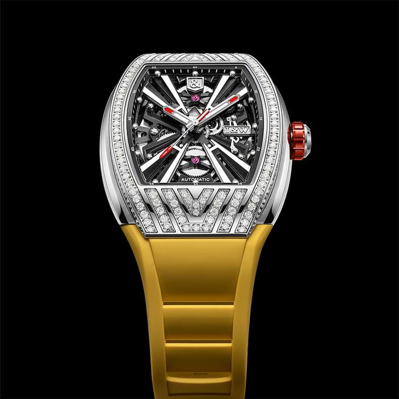 Đồng Hồ Nam I&W Carnival 765G4 Chính Hãng Full Box Chống Nước Kính Chống Xước Dây Silicone BH 5 Năm