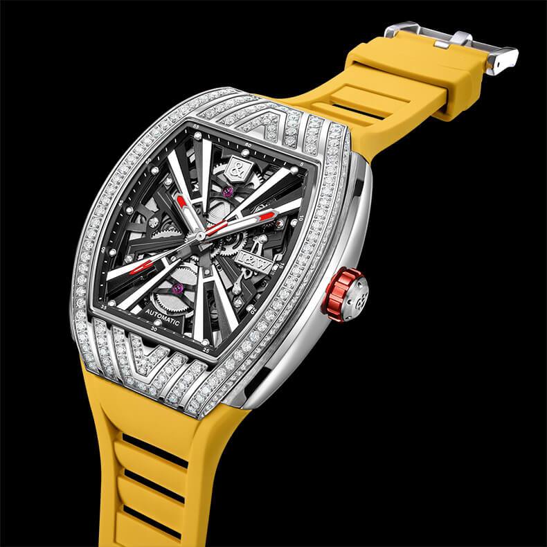 Đồng Hồ Nam I&W Carnival 765G4 Chính Hãng Full Box Chống Nước Kính Chống Xước Dây Silicone BH 5 Năm