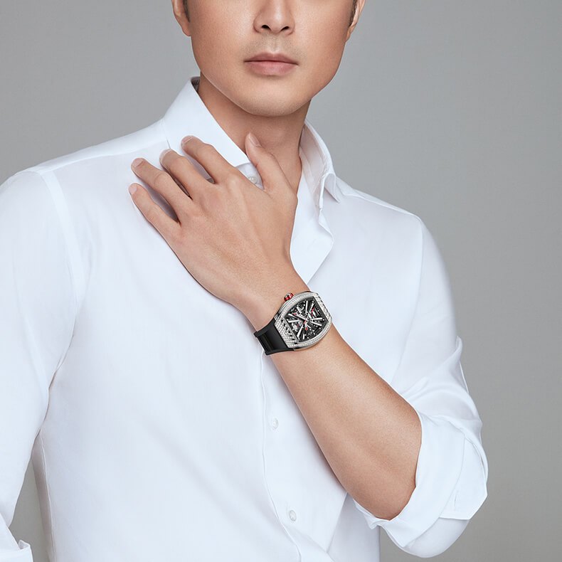 Đồng Hồ Nam I&W Carnival 765G2 Chính Hãng Full Box Chống Nước Kính Chống Xước Dây Silicone BH 5 Năm