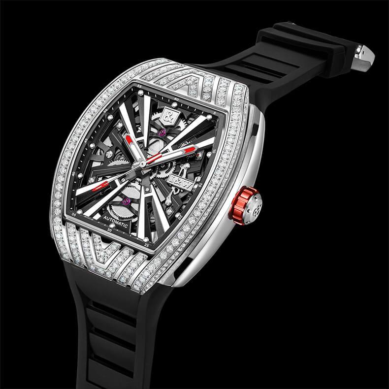 Đồng Hồ Nam I&W Carnival 765G2 Chính Hãng Full Box Chống Nước Kính Chống Xước Dây Silicone BH 5 Năm