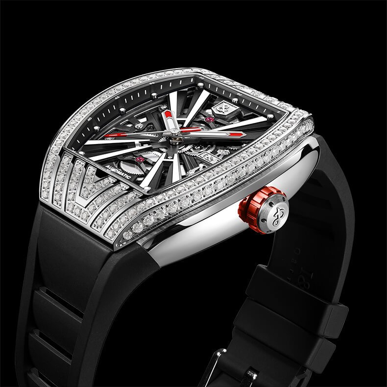 Đồng Hồ Nam I&W Carnival 765G2 Chính Hãng Full Box Chống Nước Kính Chống Xước Dây Silicone BH 5 Năm