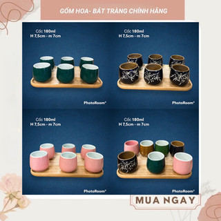 Tách trà, cốc cà phê, ly cốc uống nước sắc màu, gốm sứ bát tràng