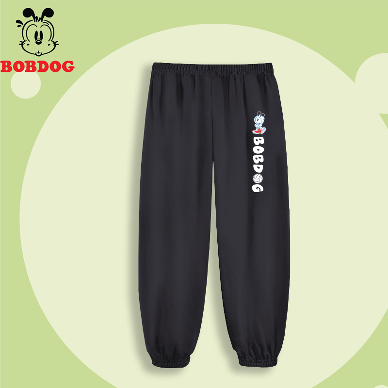 Quần dài bé trai BOBDOG 2023 vải thun cotton cho bé dáng jogger thể thao năng động cá tính
