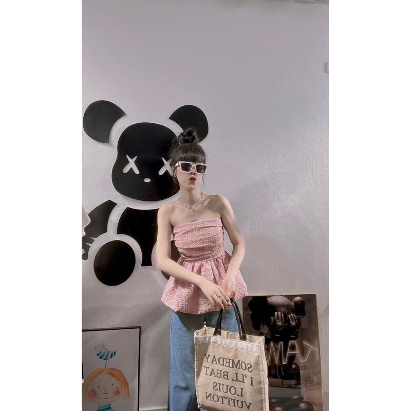 ÁO ỐNG PELUM HỒNG