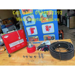 123... máy thông tắc lò xo sử dụng gia đình công suất lớn 1800w... model gq150 dùng dây phi 16