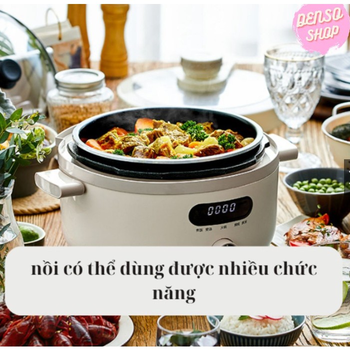 Nồi Áp Suất Bear Đa Năng Dung Tích 4 Lít YLB-C40U5 - Hàng Chính Hãng, Bảo Hành 12 Tháng