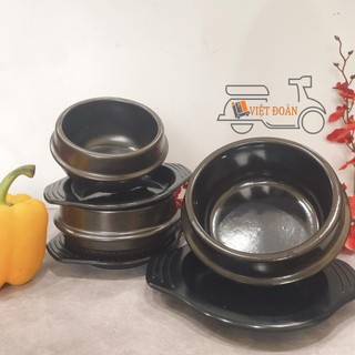 THỐ CƠM TRỘN HÀN QUỐC, CANH HẦM, NỒI KHO QUẸT,CƠM NIÊU nhiều size - Gốm sứ cao cấp, kiểu dáng sang trọng TẶNG KÈM ĐẾ LÓT