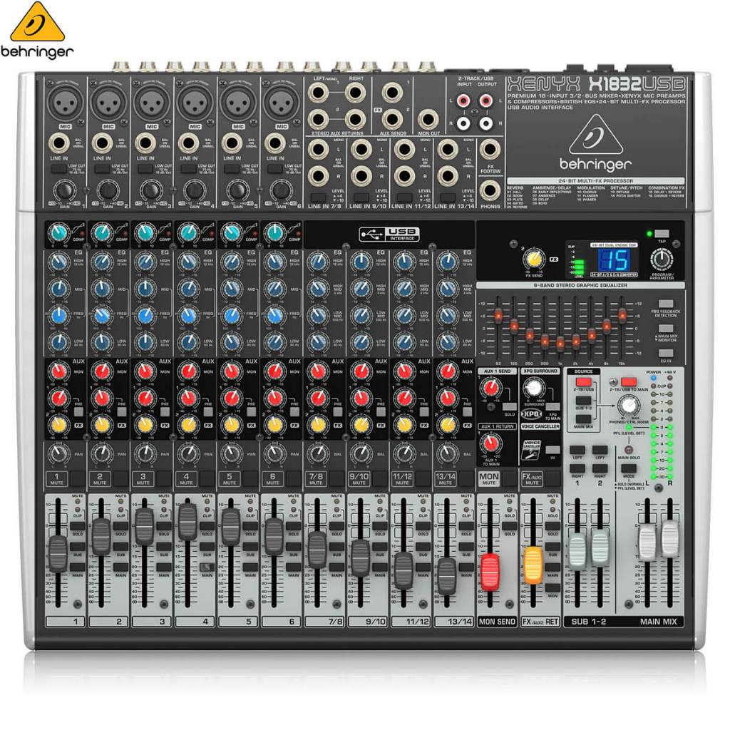 Mixer cơ Behringer X1832USB